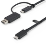 3ft Hybrid USB-C Cable w/ USB-A Adapter