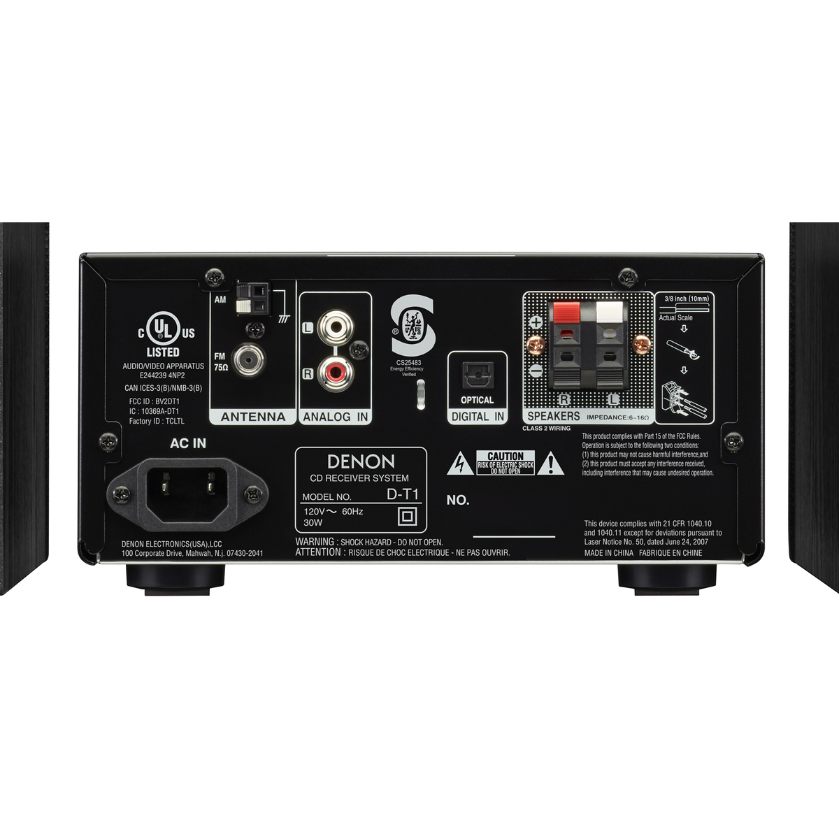 DT-1 Hi-Fi Mini System - Black