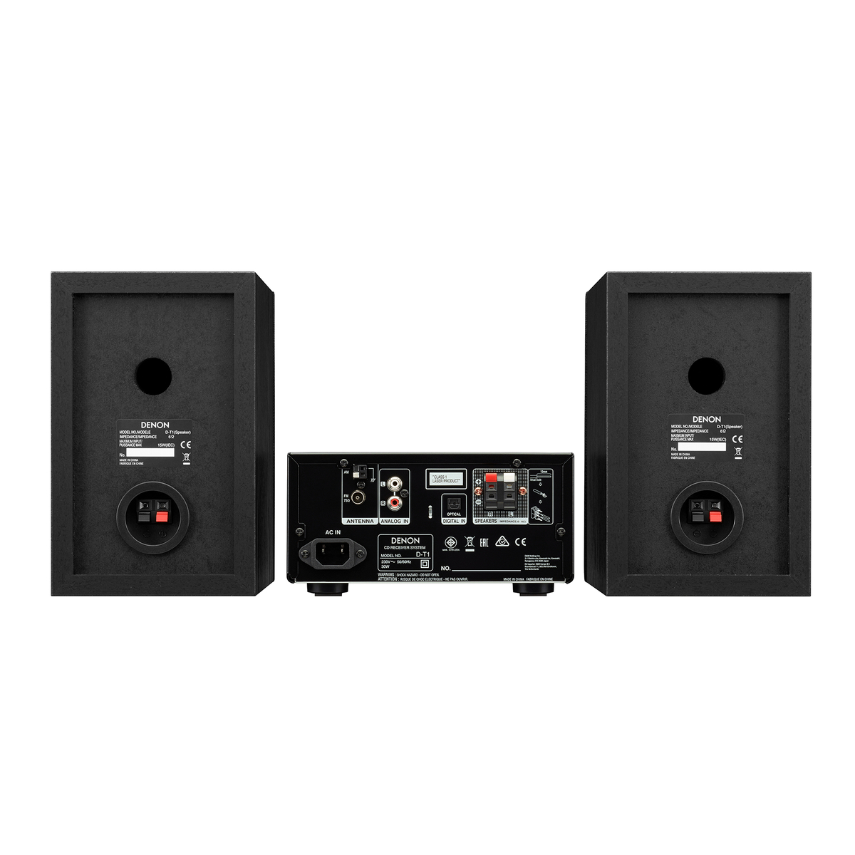 DT-1 Hi-Fi Mini System - Black