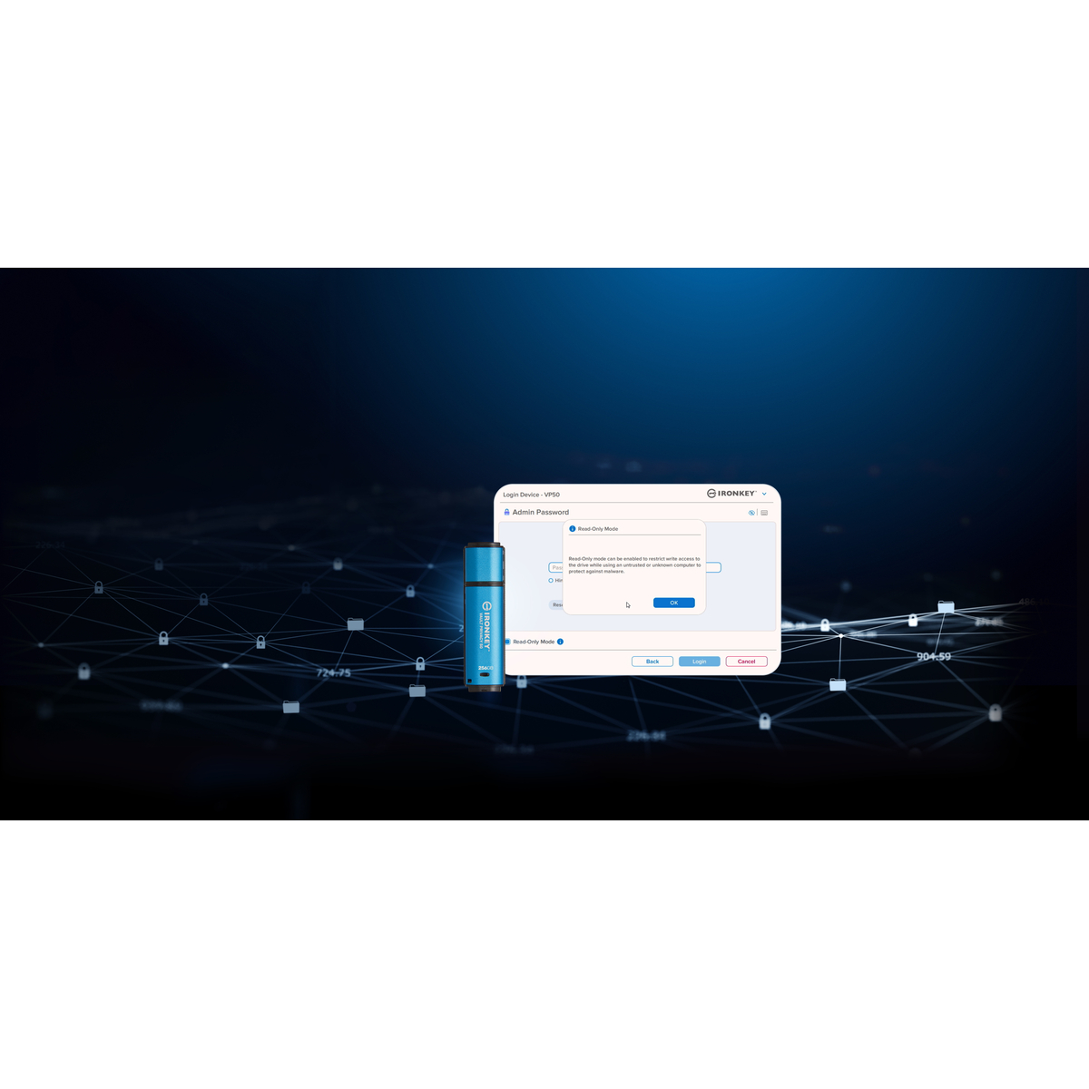 FD 256GB IronKey Vault Privacy 50 USB