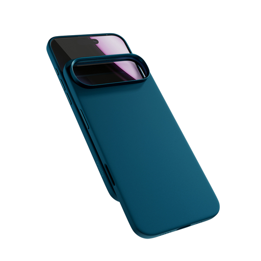 SiliconeMag+CaseiP17Air-Petrol Blue
