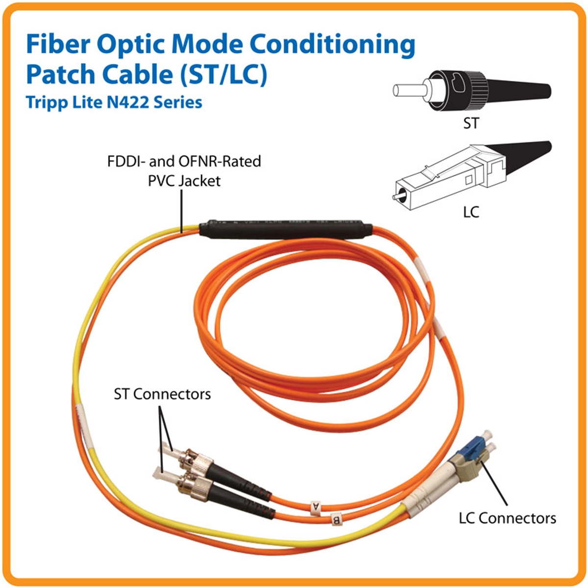 Mode Conditioning Patch Cable ST-LC 2M