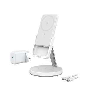 Anker, Mag-Go 2-in-1 Stand 5K White UK Plug