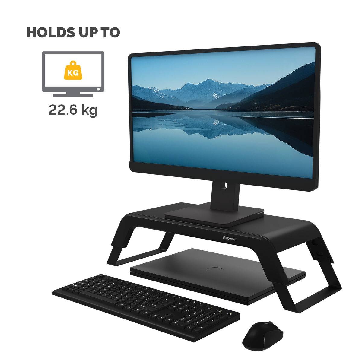 Hana Lt Monitor Riser Black
