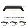 Hana Lt Monitor Riser Black