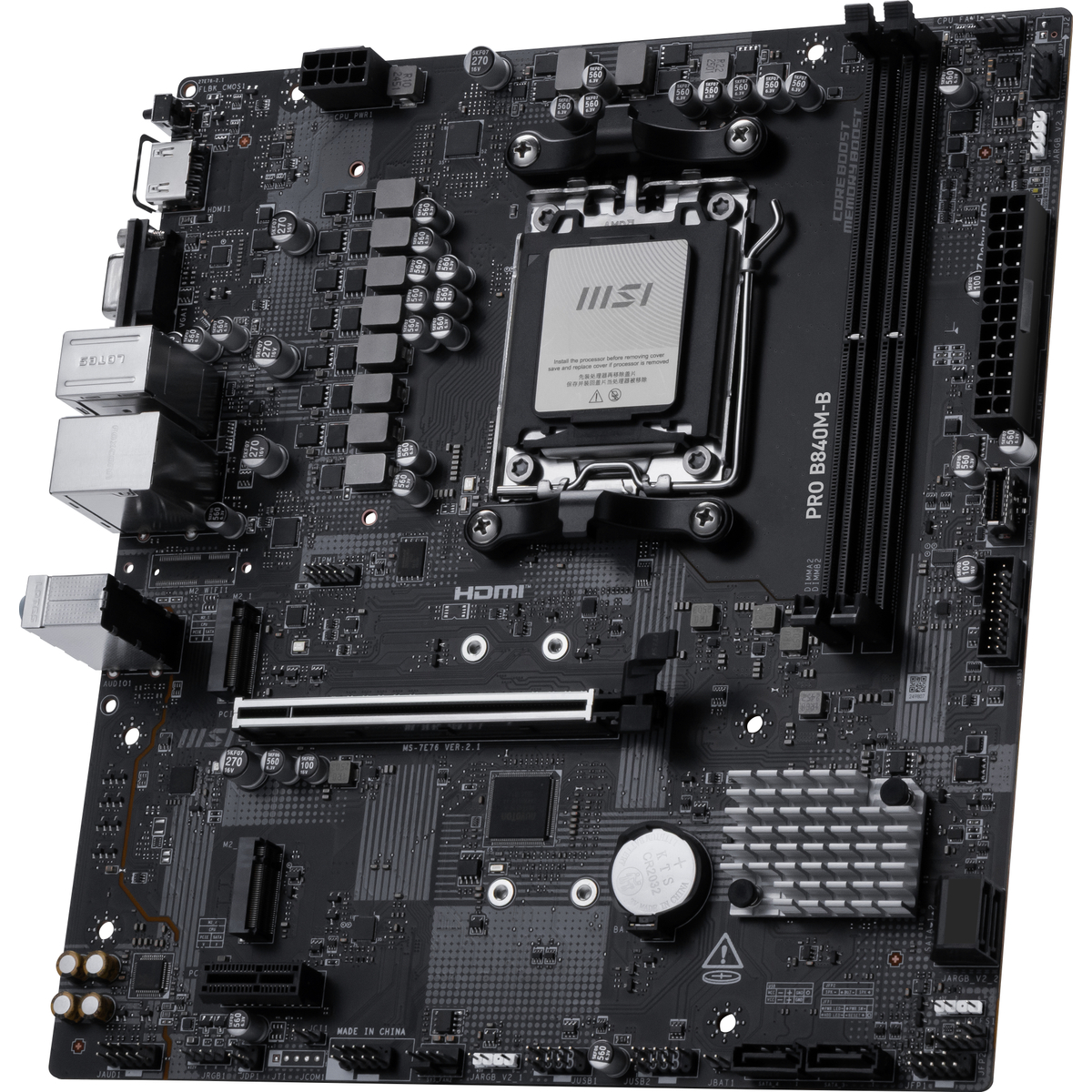 MB AMD AM5 B840M-B PRO D5 MATX