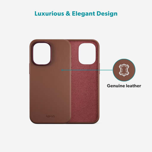 Epico Leather Mag+Case iP17-Brown