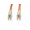 1m LC-LC OM1 Multimode Fibre Optic Duple