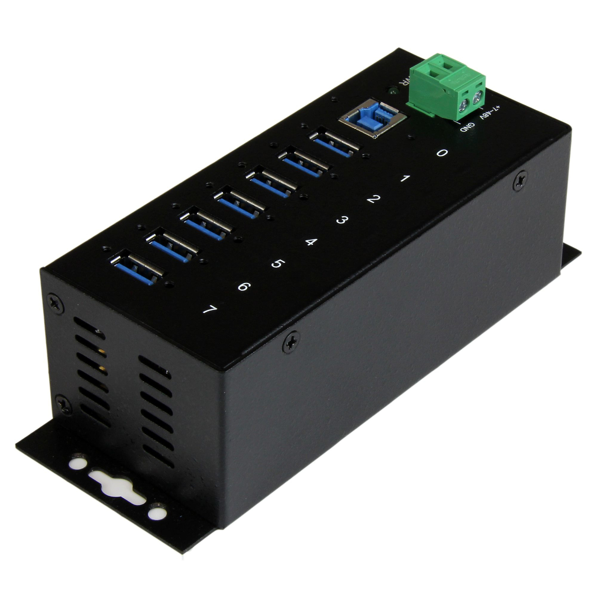 7-port industrial USB 3.0 hub