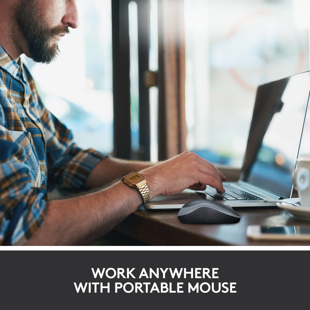 Wireless Mouse M185 Grey