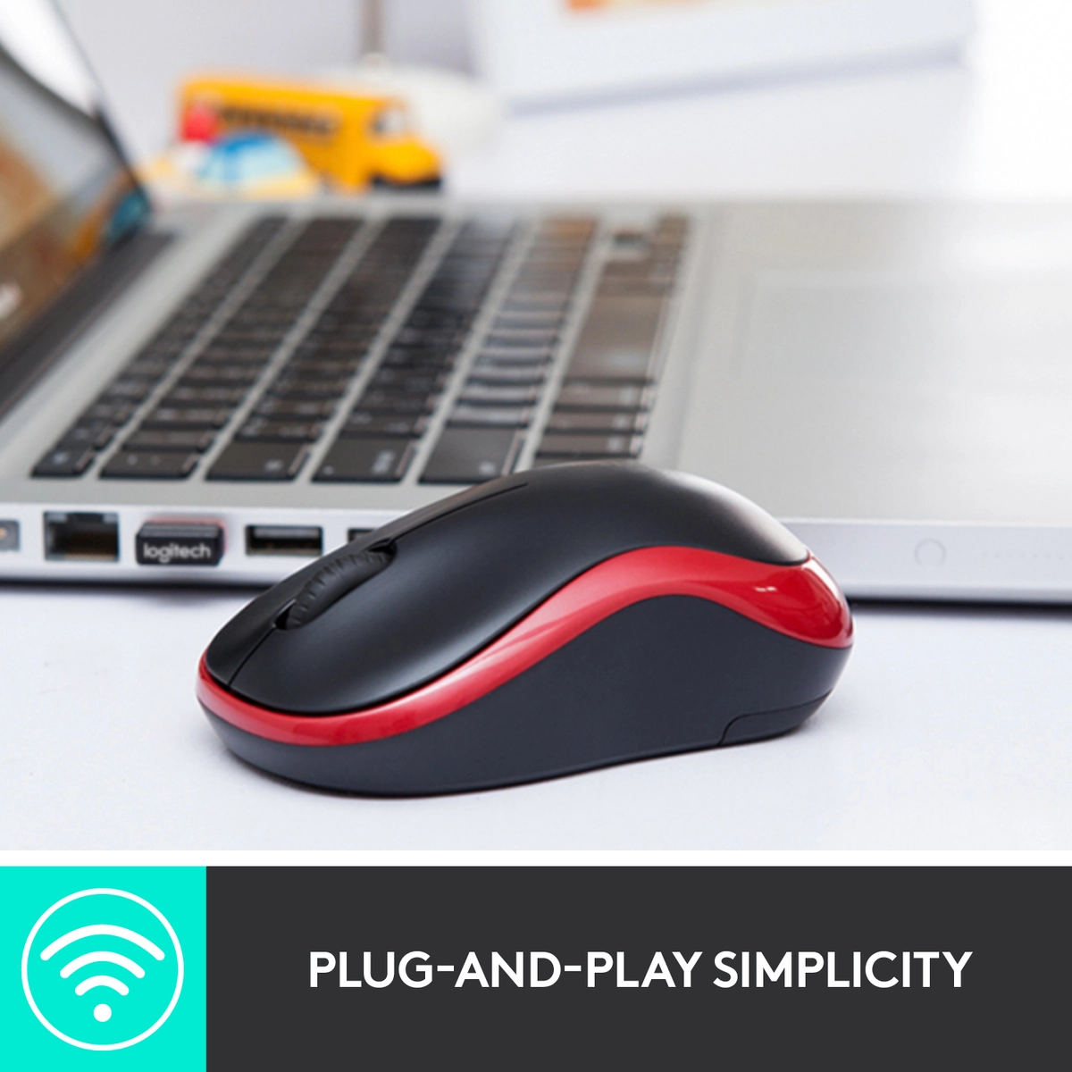 Wireless Mouse M185 Grey