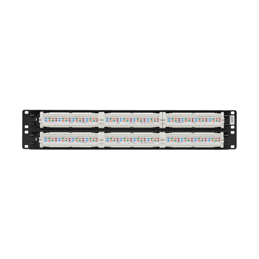 Cat6 Patch Panel 568B 110-RJ45 48 Port