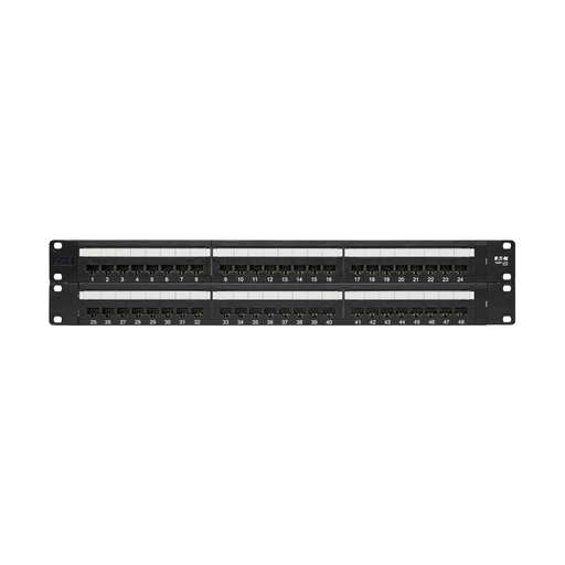 Cat6 Patch Panel 568B 110-RJ45 48 Port