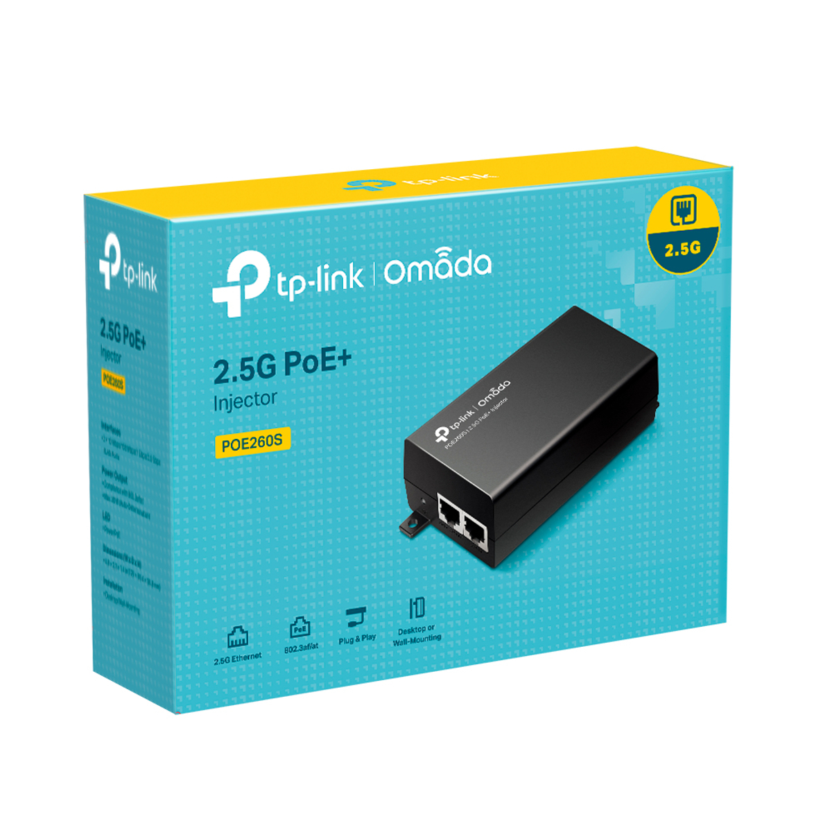 Omada 2.5G PoE+ Injector