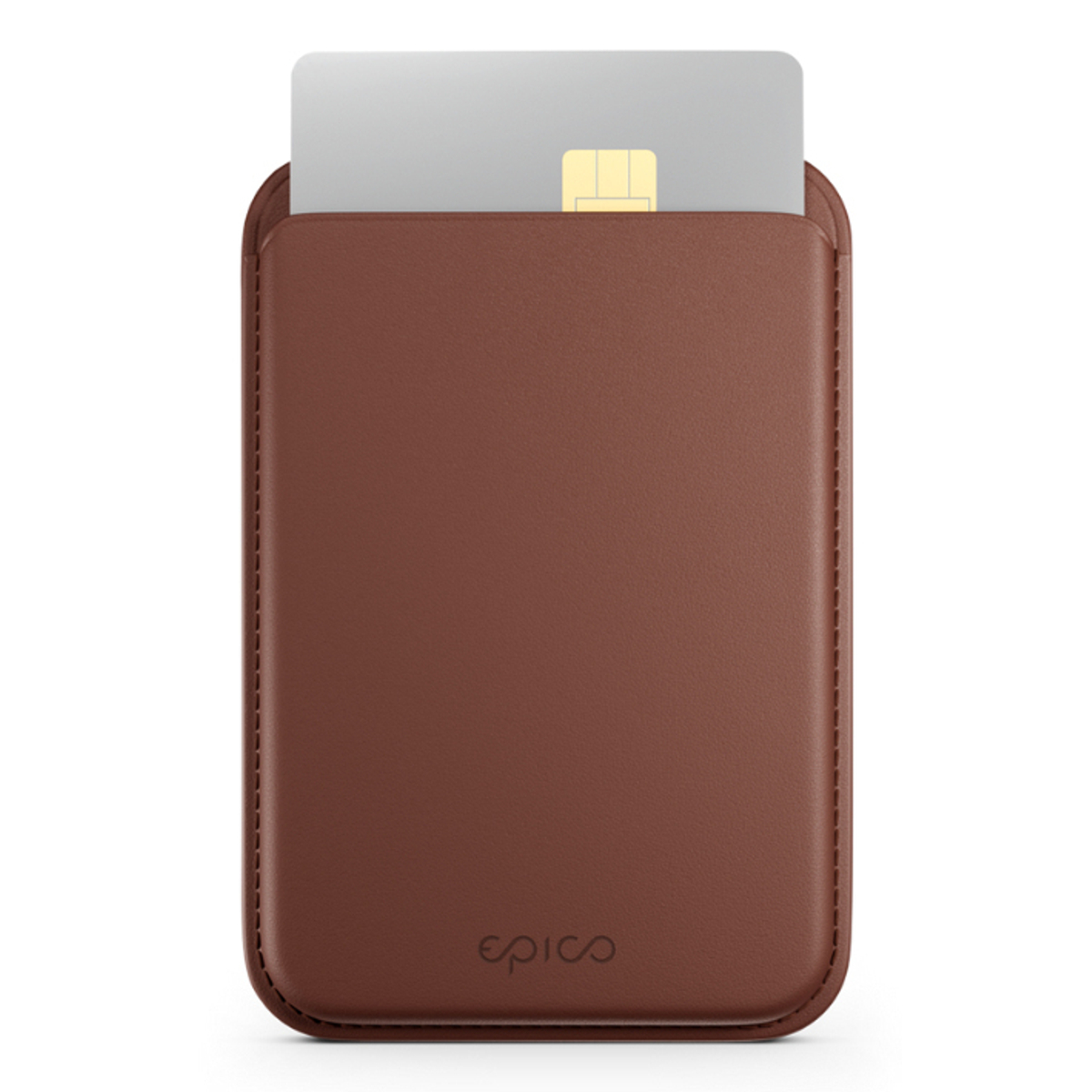 Epico Mag+ Leather Wallet - brown