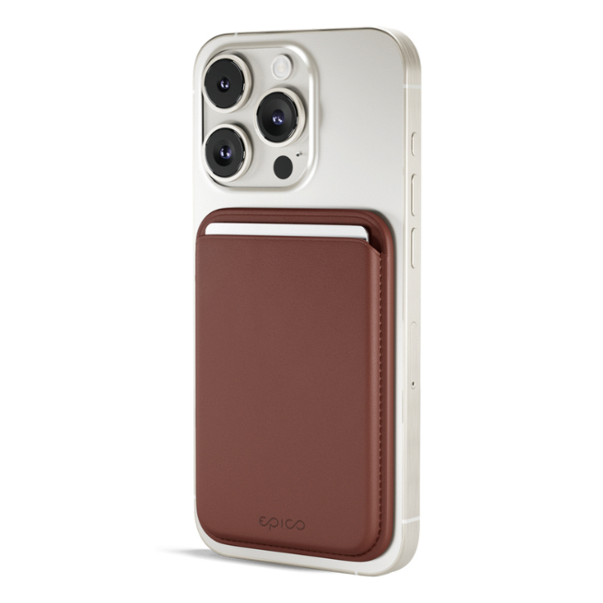 Epico Mag+ Leather Wallet - brown