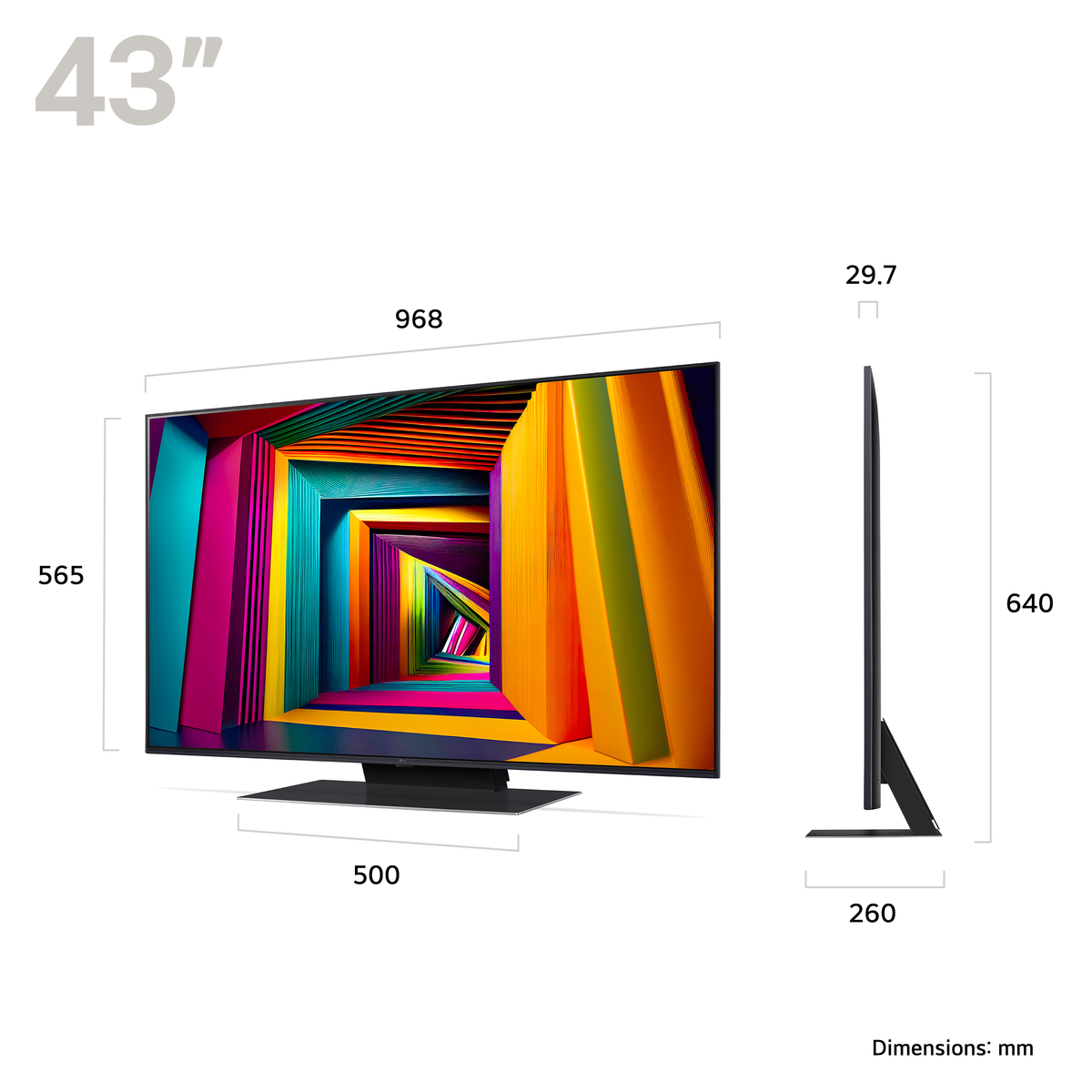 LED UT91 43 4K Smart TV 2024
