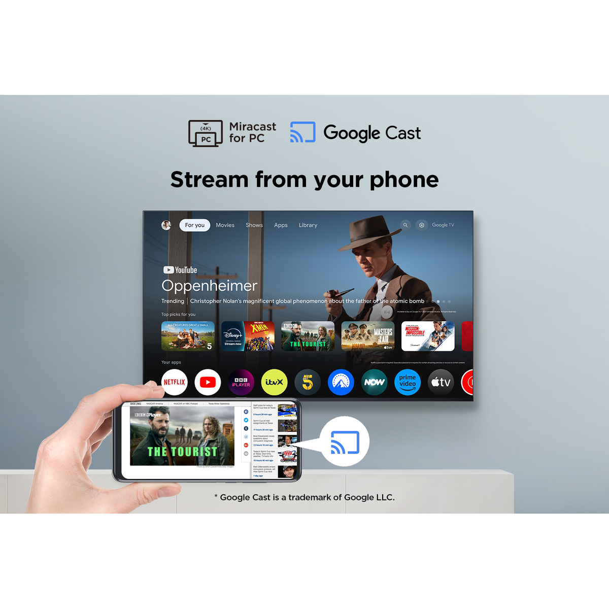 TCL 65V6C 65 4K HDR TV Google TV