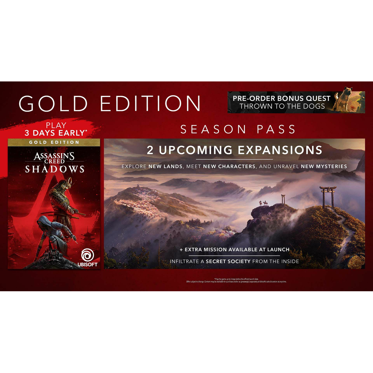 Assassin's Creed Shadows Gold Ed - PS5