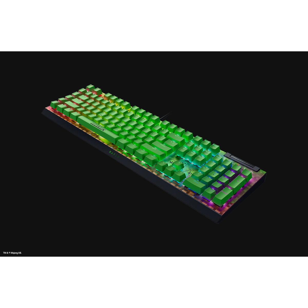 BlackWidow V4 X (Grn) - Minecraft Ed