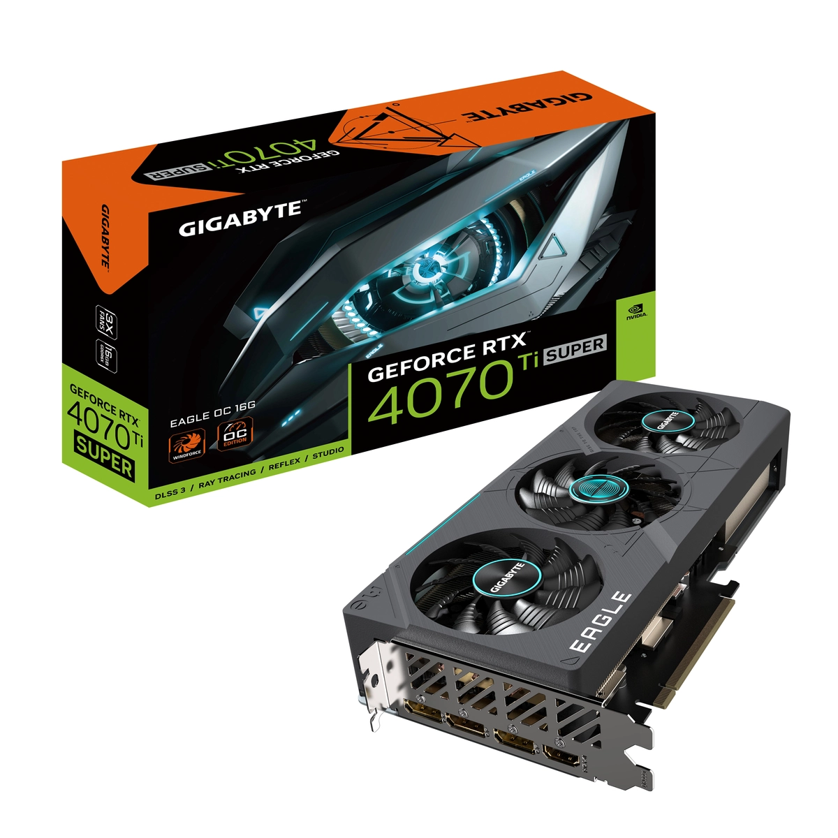 GPU NV 4070TI Super Eagle OC 16G Fan