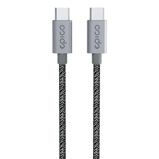 240W USB-C to USB-C Braid Cable 2m Grey