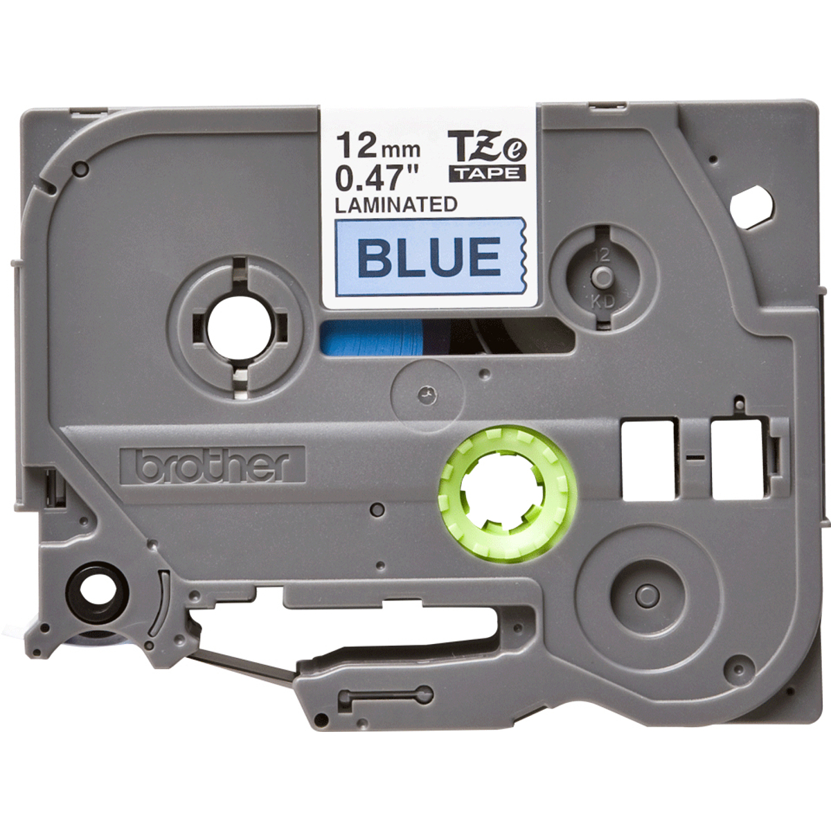 TZE531 12mm Black On Blue Label Tape