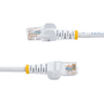 7m White Snagless Cat5e Patch Cable