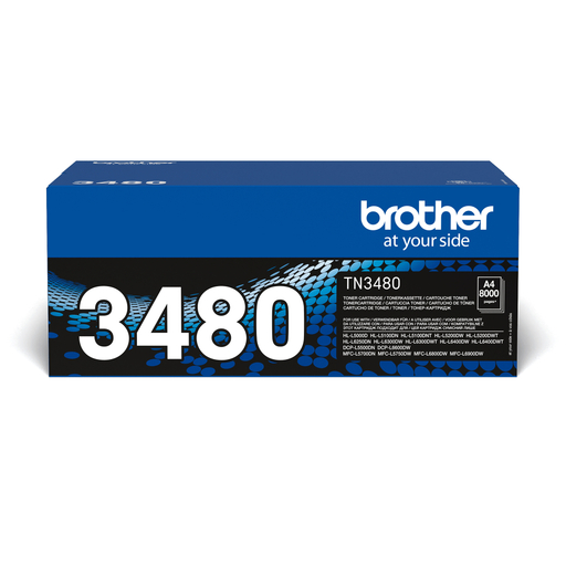 TN3480 Black 8k Pages Toner
