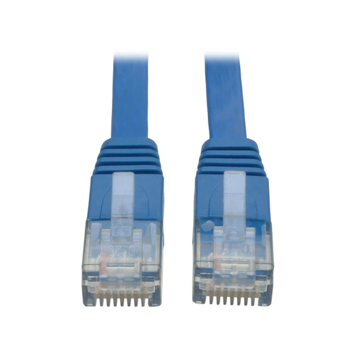 Cat6 Gigabit Blue Flat Snagless Patch Ca