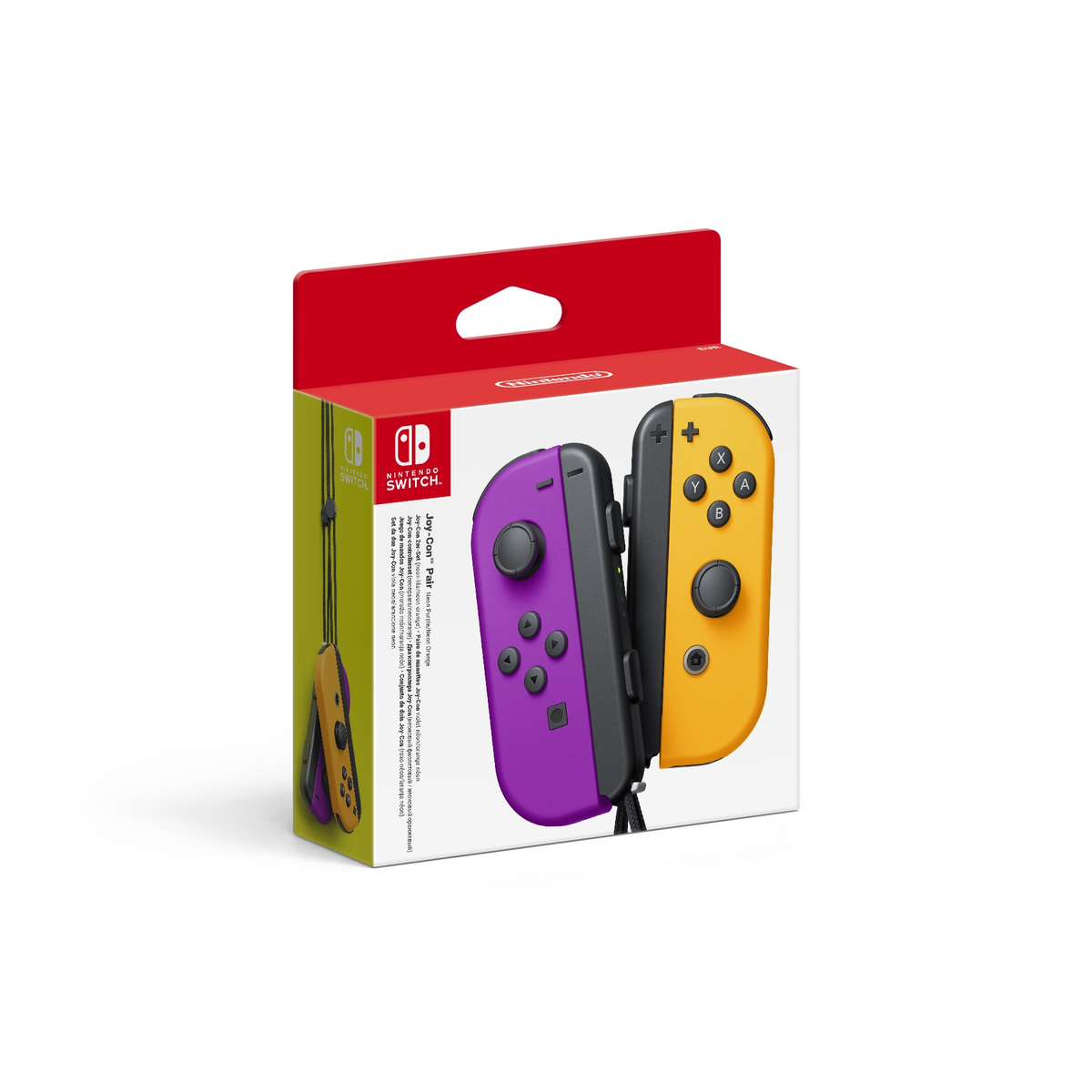 Joy-Con Pair (Neon Purple/Neon Orange)