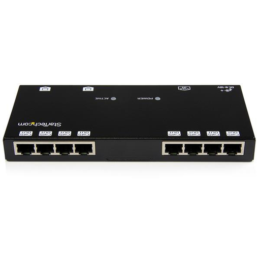 8 Port VGA Video Extender over Cat 5