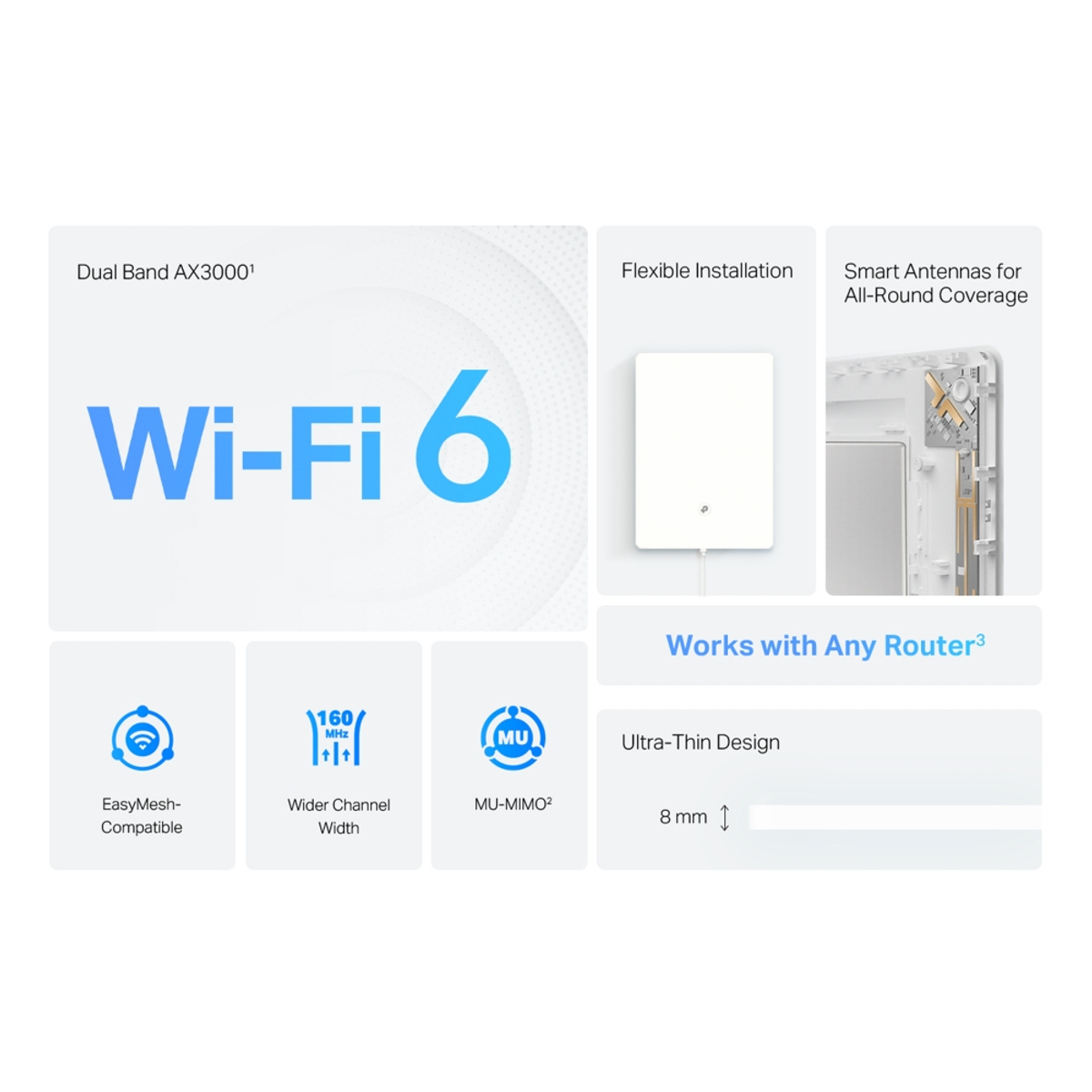 AX3000 Wi-Fi 6 Air Range Extender