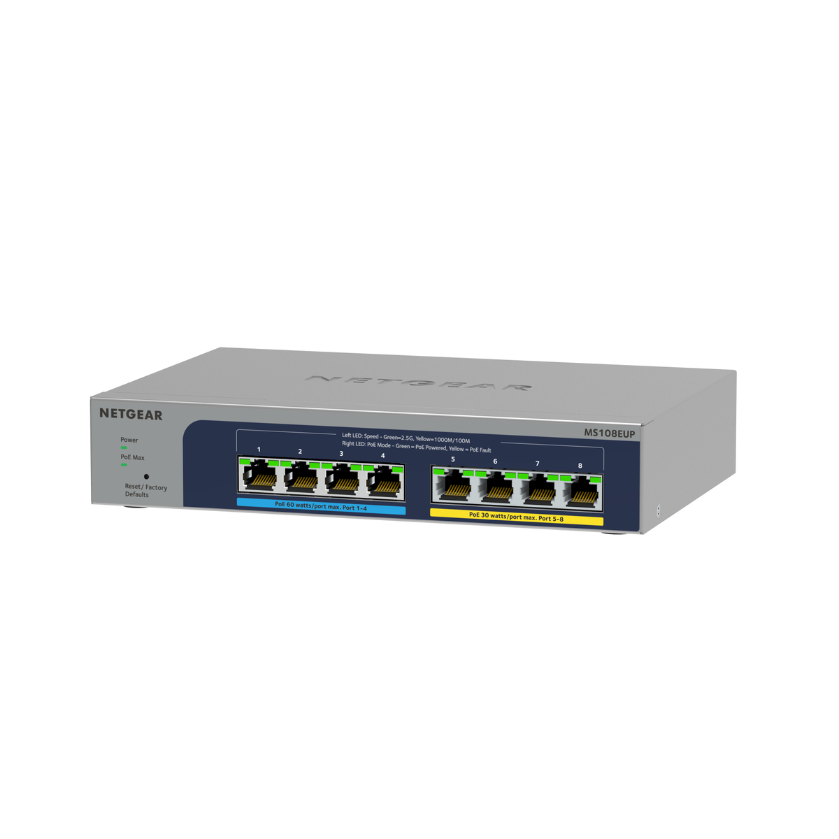 8-port Ultra60 PoE Multi-Gigabit