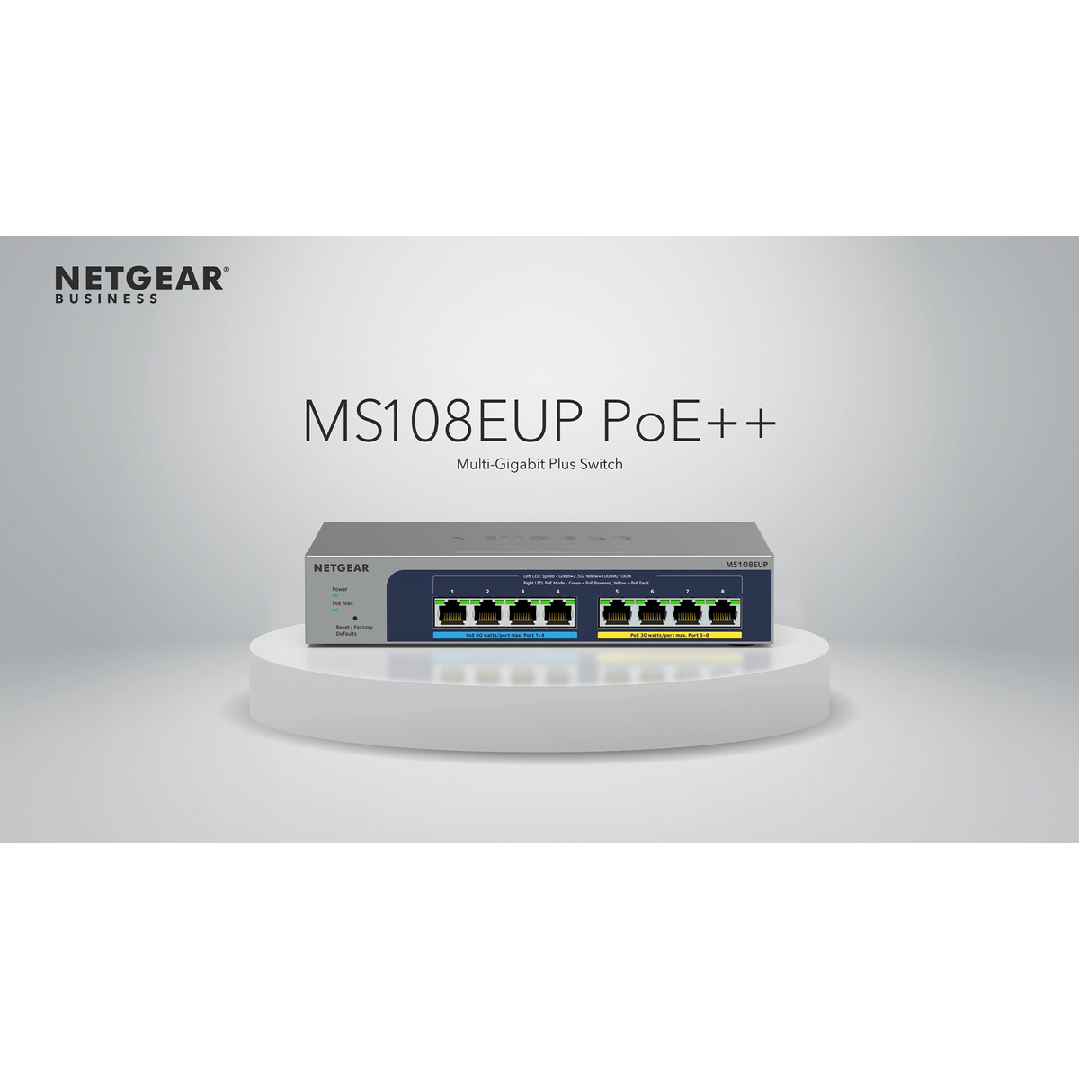 8-port Ultra60 PoE Multi-Gigabit