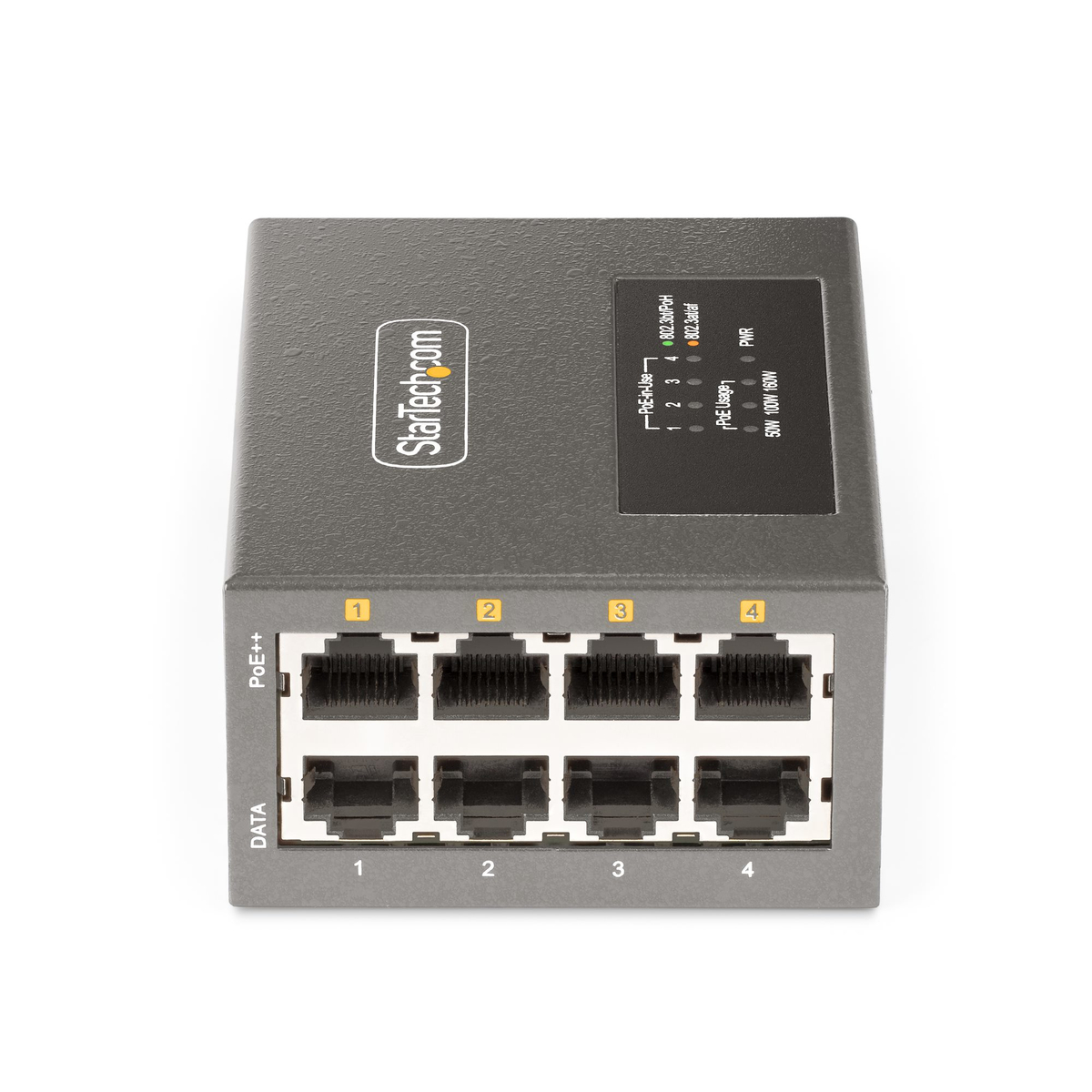 4-Port Multi-Gigabit PoE+/PoE++ Injector