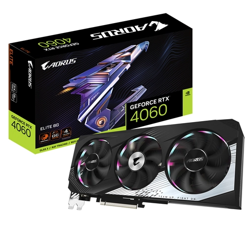 GPU NV 4060 Aorus Elite 8GB Fan