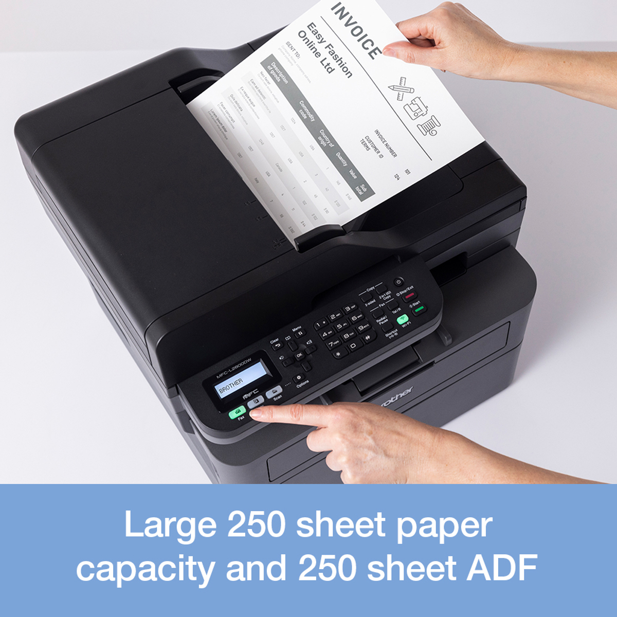 MFC-L2800DW A4 Mono Laser MFP