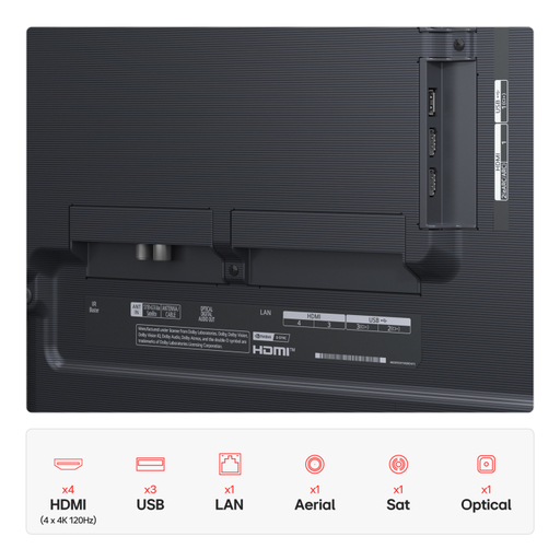 LG G54 65 inch OLED with Wall Mount