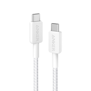 322 USB-C USB-C Cable 3ft Braided White