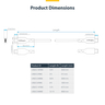 3m Black USB-C Charging Cable, 60W PD