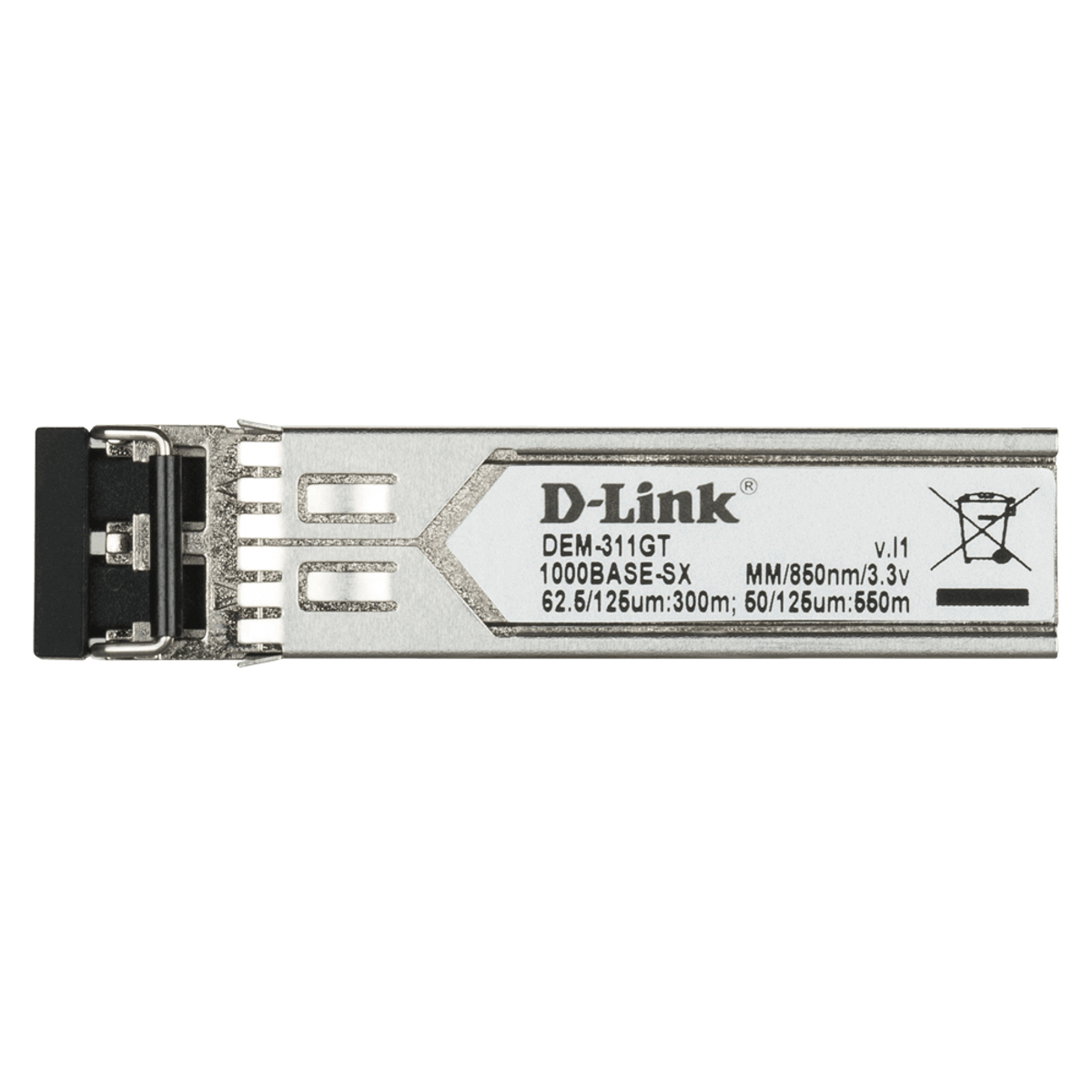 1-port Mini-GBIC SFP To 1000BaseSX 550m