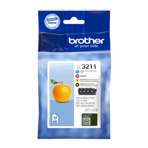 Brother, LC3211VAL CMYK MultiPack 200 Pages