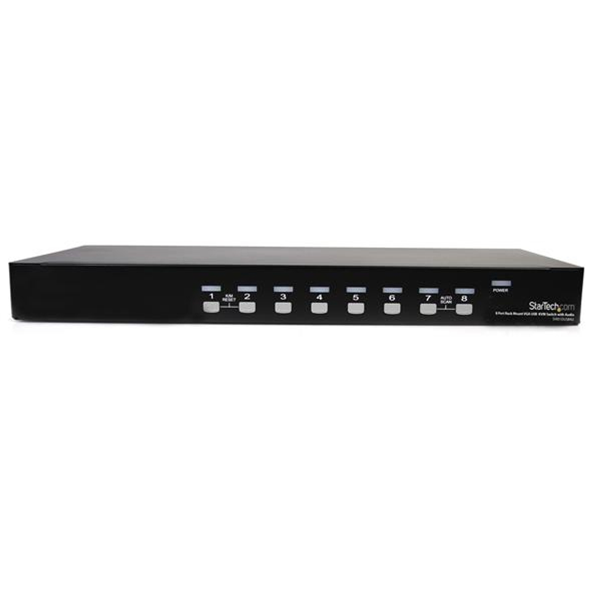 8 Port RM USB VGA KVM Switch w/Audio