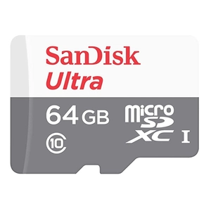 Sandisk, FC 64GB Ultra CL10 100MBs MicroSD XC +AD