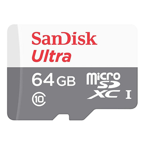 Sandisk, FC 64GB Ultra CL10 100MBs MicroSD XC +AD