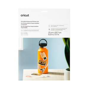Cricut, Sticker Set Waterproof A4 6 White Holo