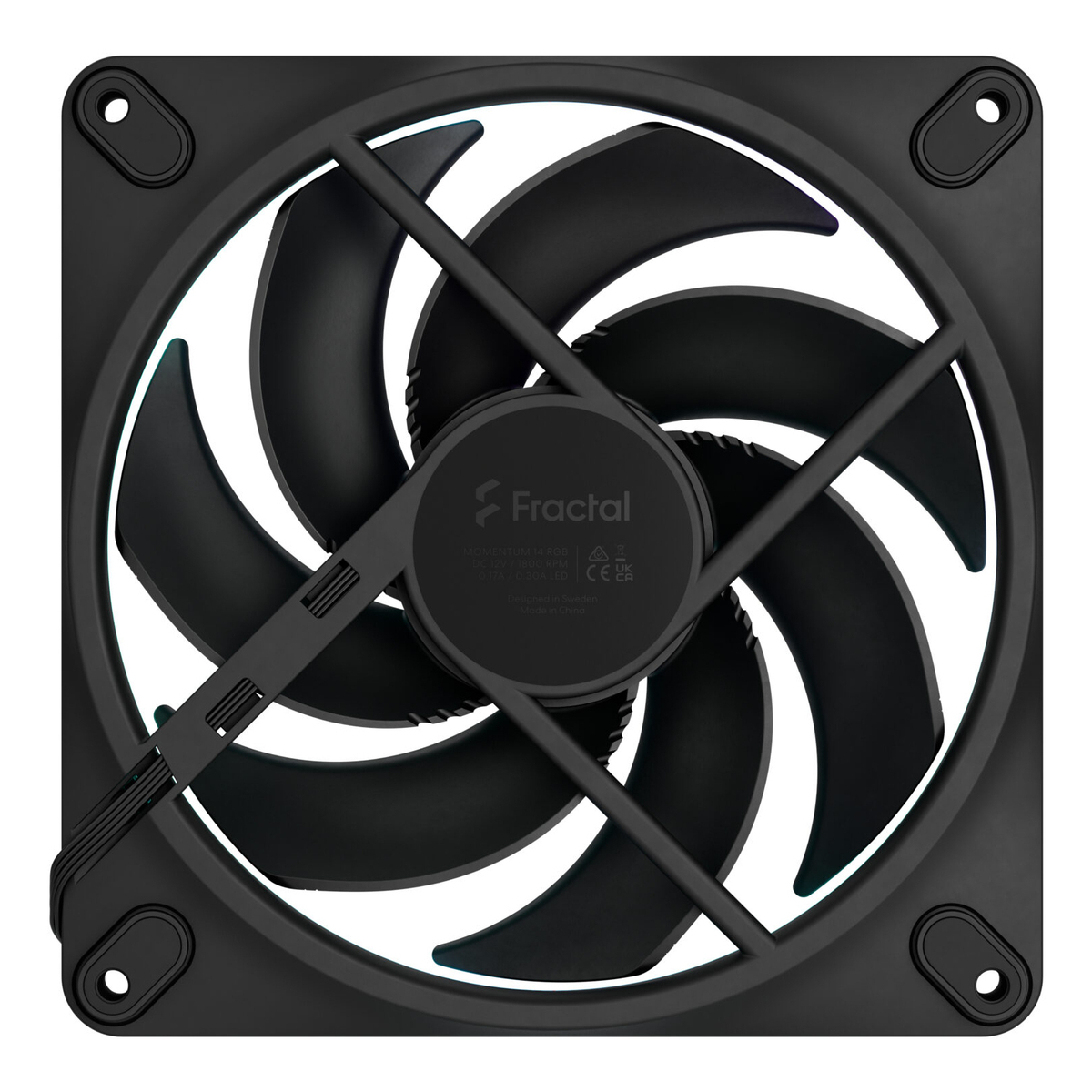 FAN Momentum 14 RGB 3-pack Black