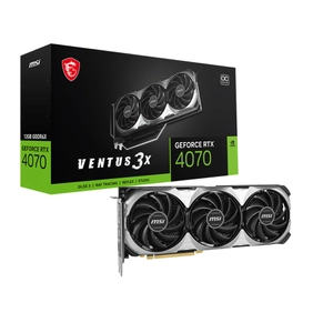 MSI, GPU NV 4070 Ventus 3X O12GB Fan