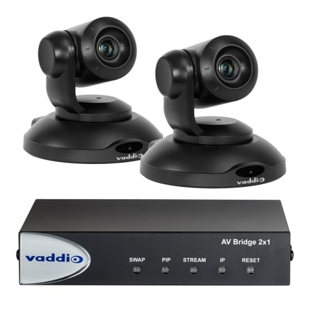 AV Bridge 2x1 dual PrimeSHOT 10 Black